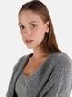 Кардиган вязаный женский Colin's CL1065265MGA XS Gray (8683197802200) - изображение 4
