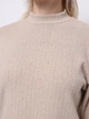 Свитер вязаный женский Colin's CL1075614BME L Beige Melange (8684112821672) - изображение 4