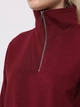 Толстовка на молнии без капюшона женская Colin's CL1076443BRD L Bordeaux (8684112841694) - изображение 5