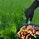 Термостійкі рукавички Newpop до 800°C для гриля, BBQ, духовки та каміна, арамідні, EN407, Black, L/XL/XXL - зображення 5