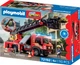 Klocki Playmobil City Action: Wóz strażacki z drabiną 110 elementów 72192 (4008789721921) - obraz 1