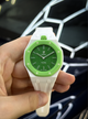 Наручные часы в стиле Audemars Piguet Swatch Royal Pop механика Зеленые - изображение 7