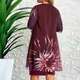Жіноча легка сукня «Alice» Бордова 2XL арт. 2041 - зображення 2