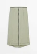 Льняна спідниця Massimo Dutti 5228805506 M - изображение 6