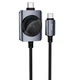 Беспроводное зарядное устройство HOCO CW66 2-in-1 Type-C to iWatch / Type-C PD100W с магнитной зарядкой для Apple Watch 1.2 м Черный - изображение 3