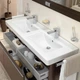 Раковина накладна подвійна Villeroy&Boch 1300x490 мм білий (58811301) - изображение 3