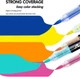 Набір акрилових маркерів із пензлевим наконечником ACRYLIC BRUSH MARKER, 60 кольорів, DMX-2025A-60 - зображення 6