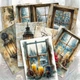 Набір листівок карток на Новий рік Різдвяне тепло 10 шт 10 х 15 см - изображение 4