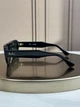 Солнцезащитные очки Ray-Ban RB4454 черные, серо-голубая линза, прямоугольные массивные, унисекс, - изображение 4