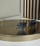 Солнцезащитные очки Ray-Ban RB3767 золото, голубая градиентная линза, безободковые, овальные, унисекс, - изображение 1