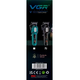 Машинка для стрижки VGR V-600 аккумуляторная с LED дисплеем 6 насадок для волос с регулировкой длины 0 8 12 мм - изображение 10