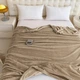 Покривало велюрове однотонне Comfort (бежеве) 200х230 см - изображение 2