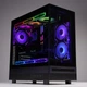 Корпус SAMA Jinghong Black ATX панорамный, водяное охлаждение 360 мм, 9 мест под вентиляторы - изображение 4