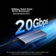 Корпус для внешнего SSD-накопителя Acasis M.2 NVMe/SATA с двумя протоколами USB 3.2 Gen2 20 Гбит/с, совместимый с Thunderbolt, для Apple iPhone 17. - изображение 7