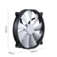 Вентилятор Phanteks F200SP 200 мм PWM Black - изображение 2