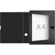 Короб архивный GuangBo A8030 для документов А4 на липучке, 55 мм, черный, 10 шт - изображение 2