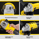 Машина углошлифовальная STANLEY SG7100 с медным двигателем - изображение 5