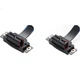 Райзер-кабель ZHENWEI PCI-E x1 3.0, 50 см, кут 90° (ZW-PCIE20) - изображение 3