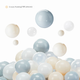 BG-BABYGO Ocean Ball Pool Критий дитячий жувальний м'яч Boba Ball Еластична дитяча іграшка потовщена безпечна без запаху - зображення 4