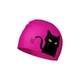 Новая взрослая плавательная шапочка BALNEAIRE Little Black Cat/Meow Star Series 2025 с принтом, BYM076, цвет «ягодный розовый». - изображение 2