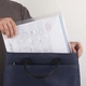 Портфель TANGO LH2105 діловий для документів та ноутбука, шкіряний, водонепроникний, темно-синій - зображення 7