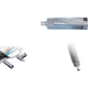 Флеш-накопитель HP 64 ГБ USB 3.2 + Type-C с двумя головками, высокоскоростной, 150 МБ/с, из цинкового сплава, вращающийся, подходит для бизнеса, офиса, учебы, компьютера и мобильного телефона. Большая емкость. - изображение 2