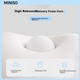 Подушка MINISO из пены с эффектом памяти многофункциональная для сна и поддержки спины - изображение 5