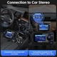 Автомобильный DAB FM трансмиттер DeepBetter экран 2.3 Bluetooth 5.0 handsfree AUX USB - изображение 2