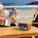 Bluetooth-колонка BIAZE с беспроводной зарядкой для телефона, ретро-дизайн под дерево, мини, с радио - изображение 9