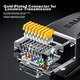 Патч-корд SAMZHE Cat 6 плоский 1 Гбіт/с мідь 30 м Чорний (HBP630) - зображення 5
