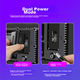 Светодиодная лента SOMITA Colorful ST-1000RGB для фотосъемки с пультом дистанционного управления, кронштейном, для создания атмосферного освещения, студийного освещения, рассеянного освещения, освещения для рекламы и видеосъемки. - изображение 9