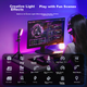 Комплект настільного заповнюючого світла Ulanzi U60 RGB (чорний), магнітне повнокольорове заповнююче світло, портативний кишеньковий світлодіодний портативний фотоліхтар з двома температурами для прямої трансляції з камери та смартфона - зображення 11