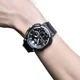 Часы Casio MCW-200H мужские электронные спортивные водонепроницаемые, черные с золотом - изображение 2