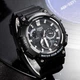 Часы Casio MCW-200H мужские электронные спортивные водонепроницаемые, черные с золотом - изображение 7