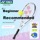 Теннисная ракетка YONEX, тренировочная модель для начинающих ELITE, бело-фиолетовая, с предварительно натянутыми струнами и обмоткой для рукоятки, тренировочное пособие для тенниса. - изображение 4