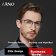 Очки для чтения ARNO E207J мужские в титановой оправе с защитой от синего света, +1.50 - изображение 8