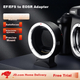 Адаптер Jinling Shengbao EF-EOS R с RF на EF/EF-S для беззеркальных камер Canon R7, R8, R10, R50, R62, R100, RP - изображение 4