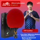Ракетка для настольного тенниса DOUBLE FISH Black Warrior 4-Star Professional Competition Racket Horizontal Grip Beginner 4-Star Horizontal Paddle - изображение 7