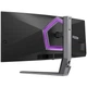 TFT 34" AOC , QD-OLED, UWQHD, 175Гц, 0,03мс, вигнутий, HDMIx2, DP, USB-hub, HAS, чорно-сірий (AG346UCD) - зображення 6