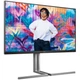 TFT 31.5" AOC , Nano IPS, UHD, 2xHDMI, DP, USB-C, RJ-45, USB-hub, HAS, Pivot, кол.,чорно-сріб (U32U3CV) - зображення 2