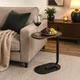 Столик приставной овальный Oval Loft 45х28х60см - изображение 7