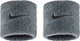 Напульсники Nike Swoosh классические 2PK серые для спорта унисекс контроль пота эластичные - изображение 1