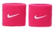 Напульсники Nike SWOOSH WRISTBANDS 2 PK ЯСКРАВО РОЗОВИЙ/БІЛИЙ для тренувань унісекс спортивні манжети - зображення 1