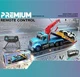 Игрушечный трейлер на радиоуправлении "Автоэвакуатор", аккумулятор 3.7V, пульт, подсветка, машинка, подвижные элементы (i7-197246) - изображение 2