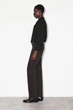 Сорочка жіноча COS gathered pima cotton shirt 1299235006 Eur 34 Чорний - изображение 4