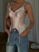 Корсет с кружевом - Classyme - XS - Розовый - (26bod) - изображение 7
