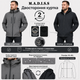 Куртка M.a.d.i.s.s. мужская двусторонняя с капюшоном,Мокко, 4XL - изображение 9