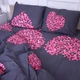 Простирадло Сатин 22-1290 Heart of flowers 150*220 - зображення 2