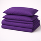 Простынь №19-3424 Sunset Purple Mikrosatin Premium Однотонная 150*220 - изображение 1