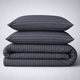 Постельное белье Бязь 17-0601 Stripe Gray Полуторный - изображение 1